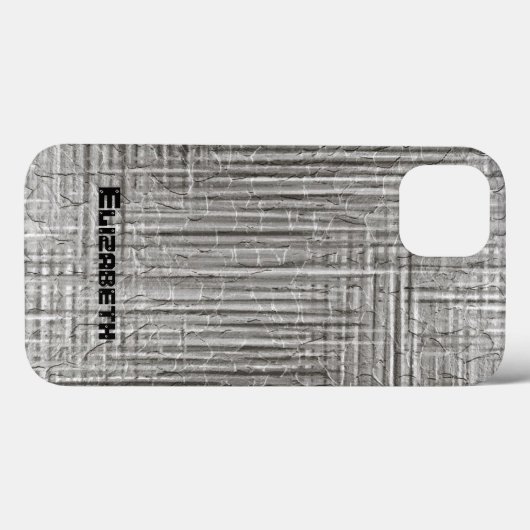 Chroomvrij staal Metaal Case-Mate iPhone Case (Achterkant (horizontaal))