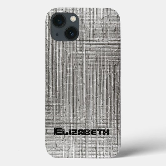 Chroomvrij staal Metaal Case-Mate iPhone Case (Achterkant)