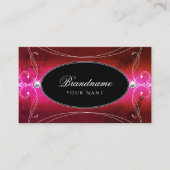 Chroze rood zwart   met peuken joodse Ornament Visitekaartje (Voorkant)