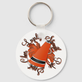 Chroze zwart en oranje kwaliteit sleutelhanger