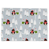 Chrsitmas Trees, pinguïns en katten Groot Cadeauzakje (Achterkant)