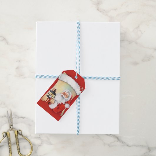 Chrstmas Cadeaulabel (Met Touw)
