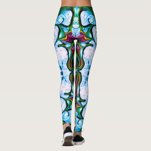 Chrysalids in bossneeuw leggings (Achterkant)