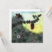 Chrysalis Blank Fine Art Greetings Card Kaart (Voorkant / Achterkant in situ)