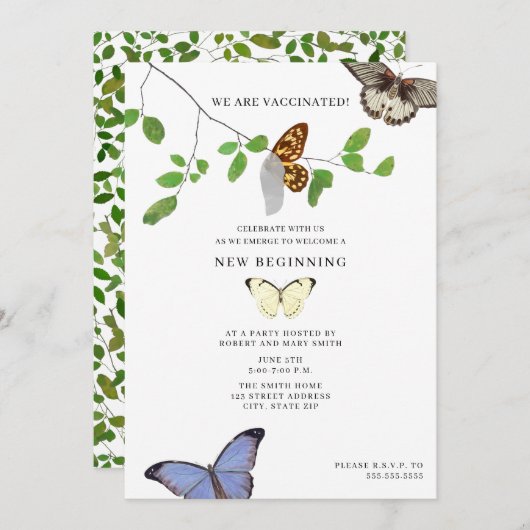 Chrysalis Einde van de Sociale Verstorende Reunion Kaart (Voorkant / Achterkant)