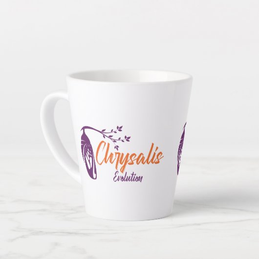 Chrysalis Evolution Dual Logo Latte Mok (Linkerhoek)