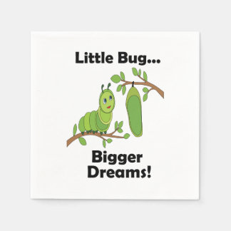 Chrysalis Kleine Bug Grotere Dromen Baby Shower Servet