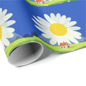 Chrysant Cadeaupapier (Rol Hoek)