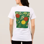 Chrysant droomt in Japanse stijl Tri-Blend Shirt (Achterkant)