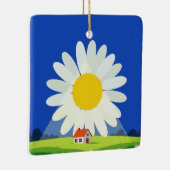 Chrysant Keramisch Ornament (Rechts)