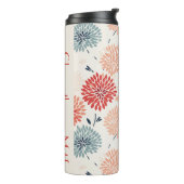  chrysant motief japans patroon thermosbeker (Gedraaid links)