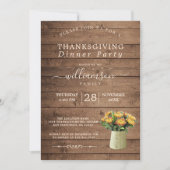 Chrysantememum Floral Thanksgiving Kaart (Voorkant)