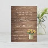 Chrysantememum Floral Thanksgiving Kaart (Staand voorkant)