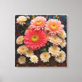 chrysantemum canvas afdruk (Voorkant)