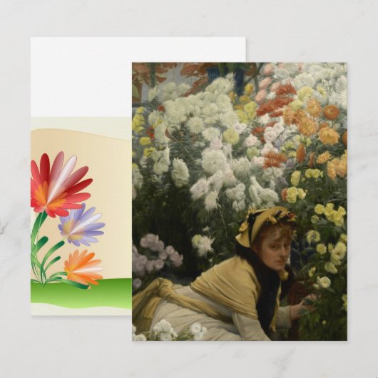 Chrysanten (Voorkant / Achterkant)