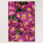 Chrysanten bloeien in de herfst legpuzzel (Verticaal)