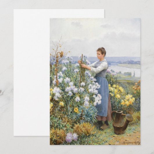 chrysanten | Daniel Ridgway Knight (Voorkant / Achterkant)