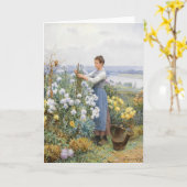 chrysanten | Daniel Ridgway Knight Kaart (Gele Bloem)