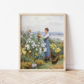 chrysanten | Daniel Ridgway Knight Poster