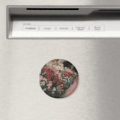 Chrysanten door Dennis Bunker Miller, Fine Art Magneet (Insitu (Vaatwasser))