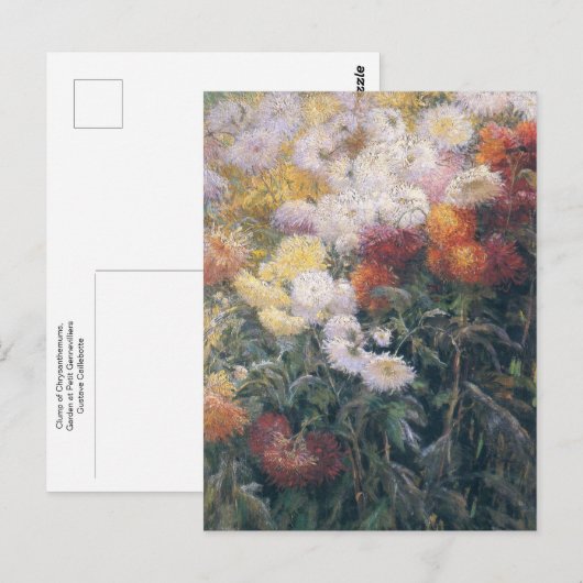Chrysanten door Gustave Caillebotte Briefkaart (Voorkant / Achterkant)