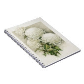 Chrysanten – Elegante botanische Notitieboek (Rechterzijde)