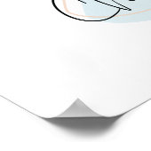 Chrysanten Geboortebloem voor november Poster (Hoek)