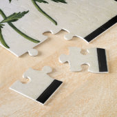 Chrysanten (m/v op papier) legpuzzel (Zijkant)
