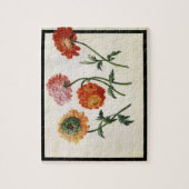 Chrysanten (m/v op papier) legpuzzel (Verticaal)