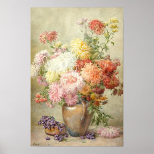 Chrysanten Poster