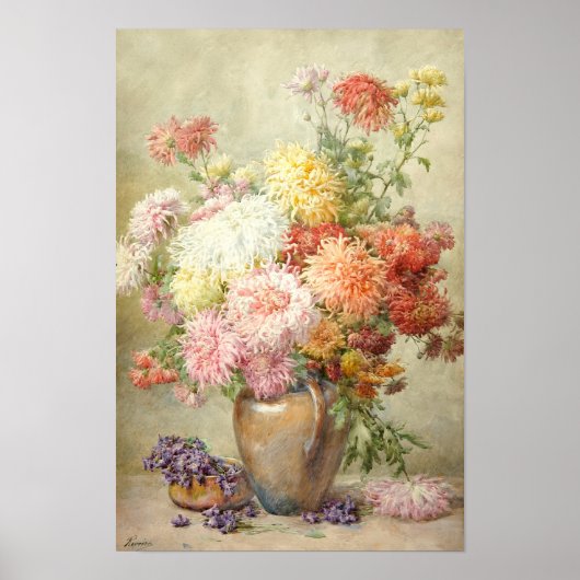 Chrysanten Poster (Voorkant)