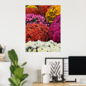 Chrysanten Poster (Thuiskantoor)