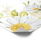 Chrysanthe Greenery Tea Vrijgezellenfeest Welkomst Poster (Hoek)