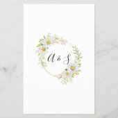 Chrysanthem Vind de Gast Vrijgezellenfeest spelkaa Flyer (Achterkant)