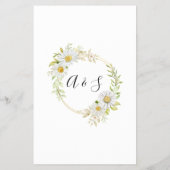 Chrysanthem Wat zit er in je tas Douche spel kaart (Achterkant)