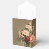 Chrysanthema in een fles bedankdoosjes (Geopend)