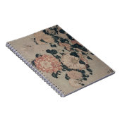 Chrysanthema (kleurenhoutblok) notitieboek (Rechterzijde)