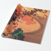 Chrysanthema met gesteente (1760) cadeaupapier (Uitgerold)