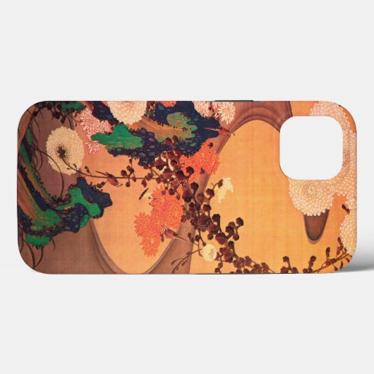 Chrysanthema met gesteente (1760) Case-Mate iPhone case (Achterkant (horizontaal))