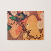 Chrysanthema met gesteente (1760) legpuzzel (Horizontaal)