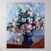 Chrysanthema van Claude Monet Poster (Voorkant)