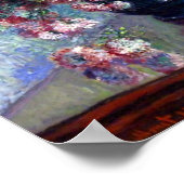 Chrysanthema van Claude Monet Poster (Hoek)