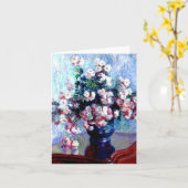 Chrysanthema van Claude Money Notecard Kaart (Gele Bloem)