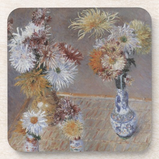 Chrysanthema van Gustave Caillebotte Drankjes Onderzetter (Voorkant)