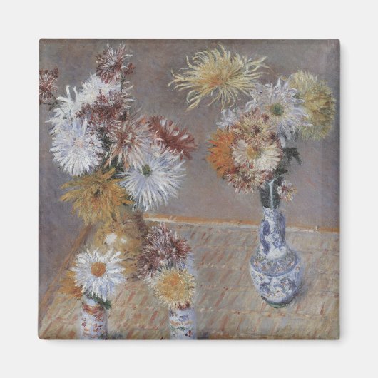 Chrysanthema van Gustave Caillebotte Magneet (Voorkant)