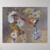 Chrysanthema van Gustave Caillebotte Poster (Voorkant)