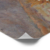 Chrysanthema van Gustave Caillebotte Poster (Hoek)