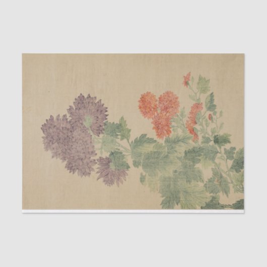 Chrysanthema van Ma Yuanyu Tissuepapier (Voorkant)