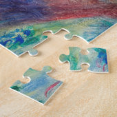 Chrysanthema van Pierre-Auguste Renoir Puzzle Legpuzzel (Zijkant)