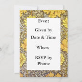 Chrysanthema van William Morris Kaart (Achterkant)